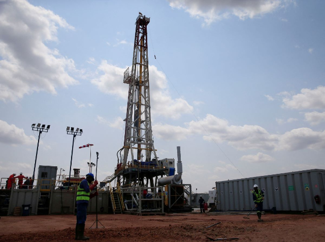 Workers prepare for oil and gas exploration at the Invictus mine in Mbire district in Mashonaland Central province north of the capital Harare, September 13, 2023.REUTERS/Philimon Bulawayo