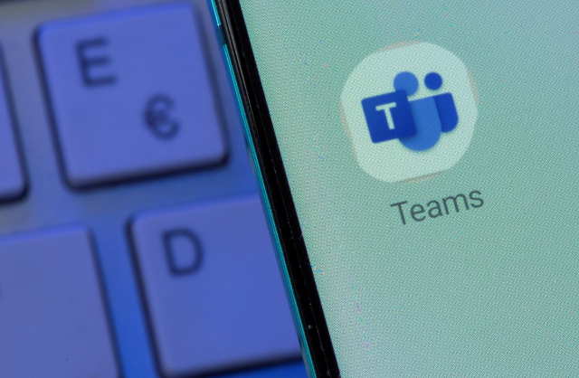Microsoft Teams app is seen on the smartphone placed on the keyboard in this illustration taken, July 26, 2021. REUTERS/Dado Ruvic
